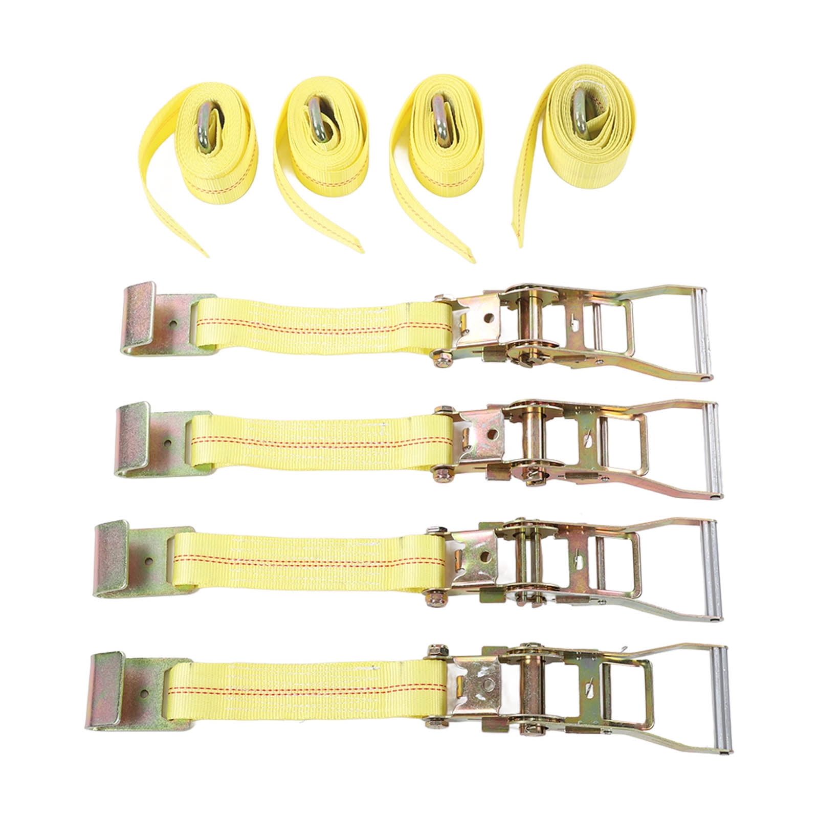 Tire Tie Down Straps, 4PCS Proof Coating High Traction Strength Car