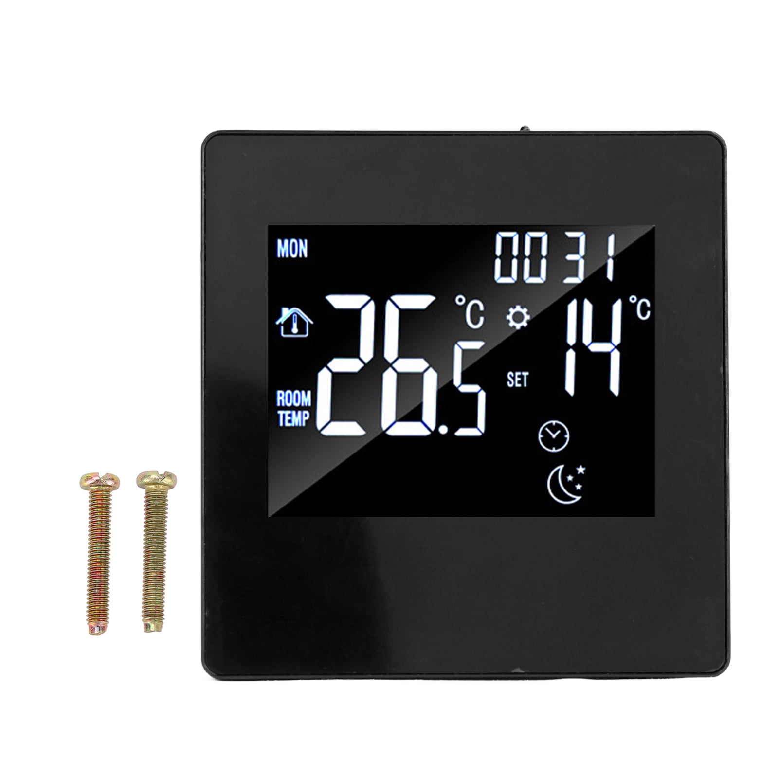 Touchscreen Thermostat, Energy Saving AC90V240V Water Heating 3A Smart
