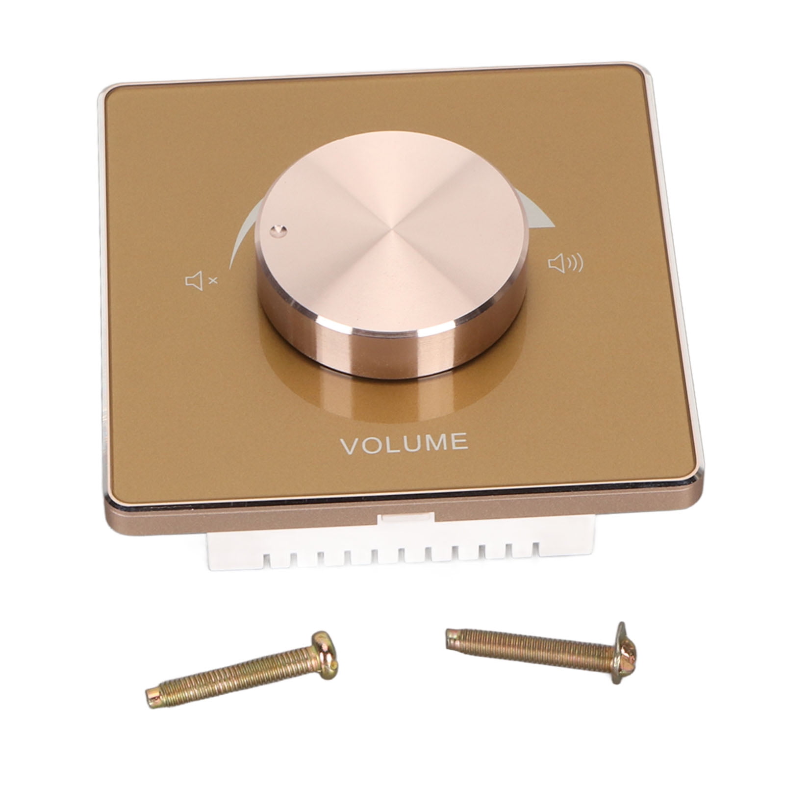 Wall Volume Control Knob, Fire Retardant Simple Wiring 50W Lossless