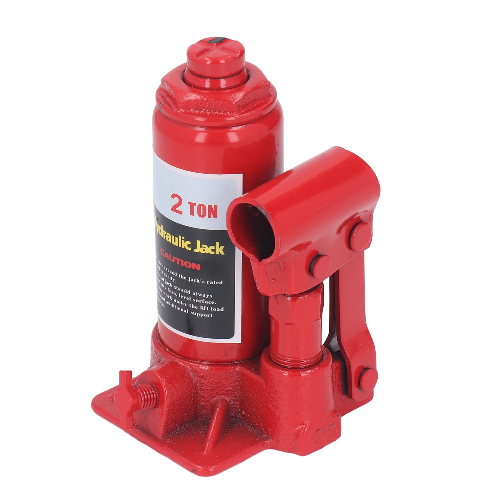 Welded Bottle Jack, Hardened Steel Slider 2 Ton Hydraulic Jack Release