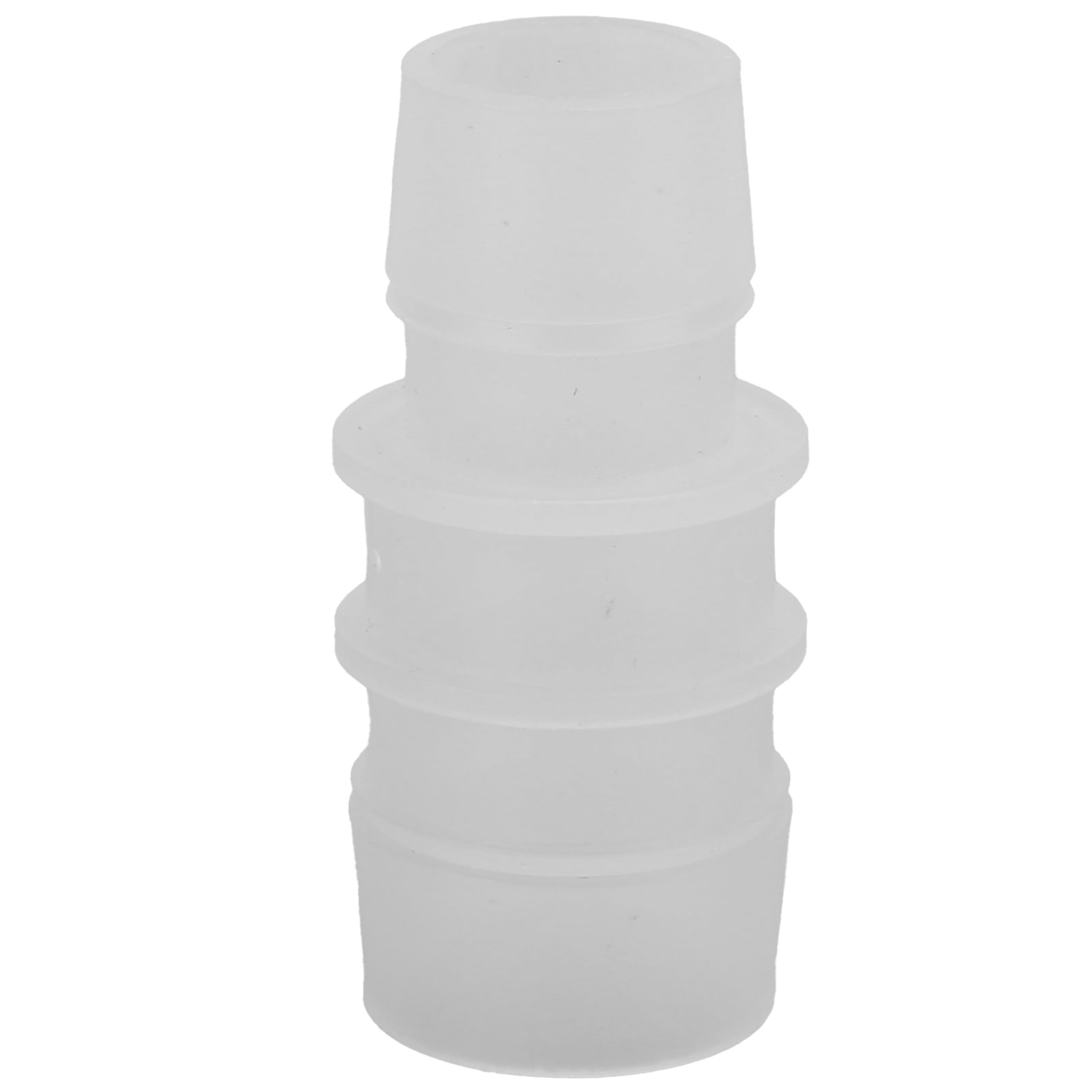 Aquarium Air Valve Connector Variable Diameter Straight Clear White