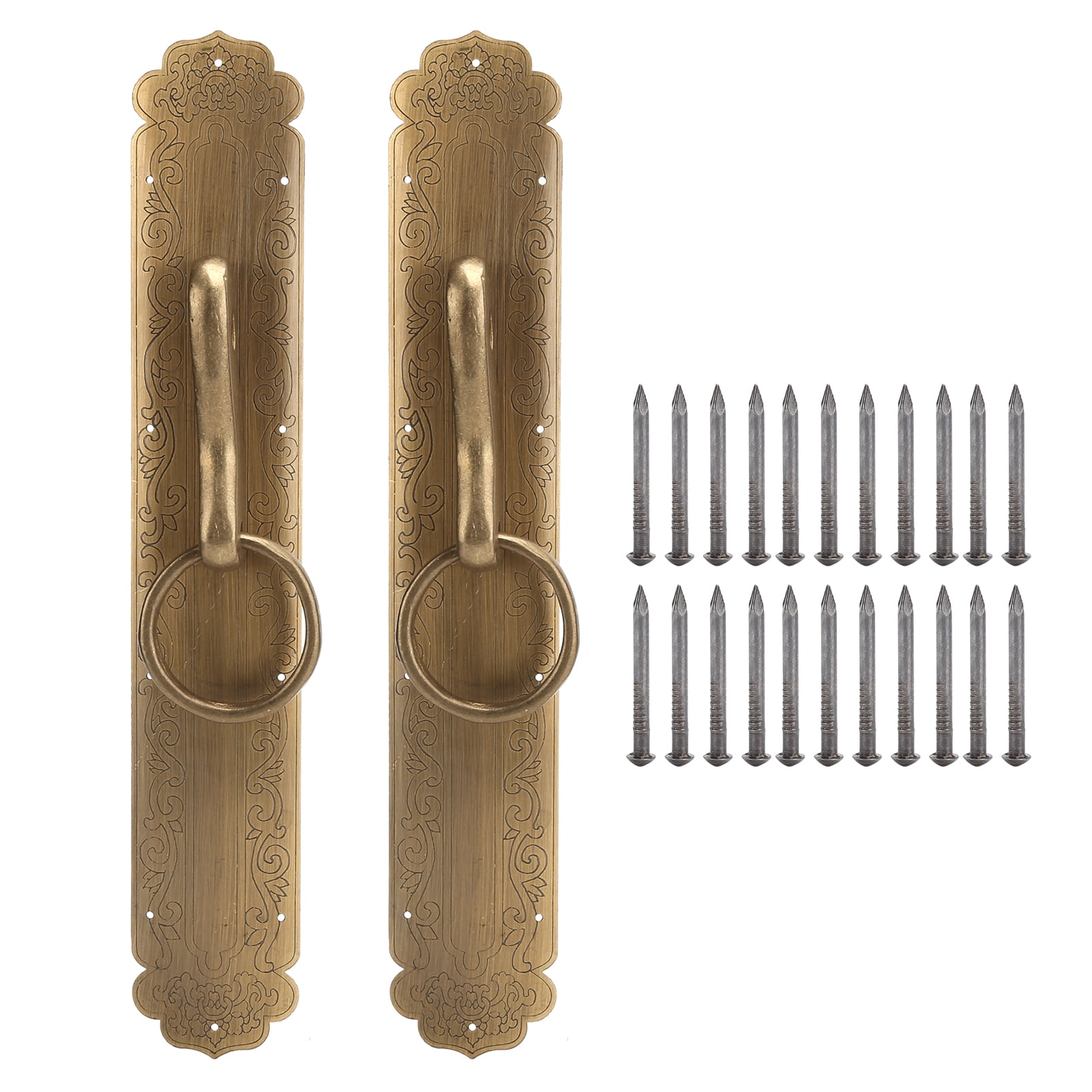 Chinese Door Brass Handle Antique Gate Pull Handle Furniture Hardwares