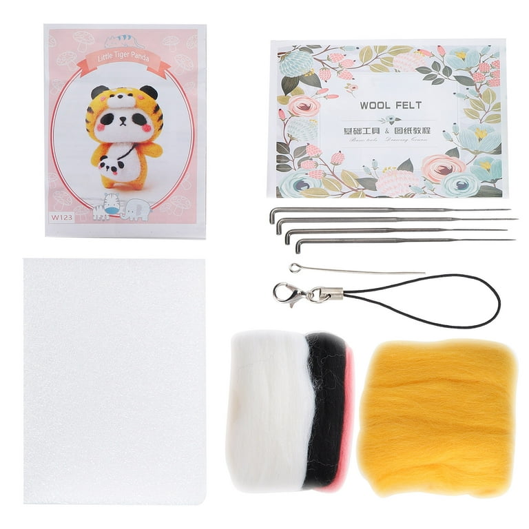 Needle Felting Kit, 2Pcs Felting Kit with Basic Felt Tools, Felting Kits  for Beginners Adult, Panda DIY Wool Needle Felting Supplies for Felting  Starters and Kids - Yahoo Shopping