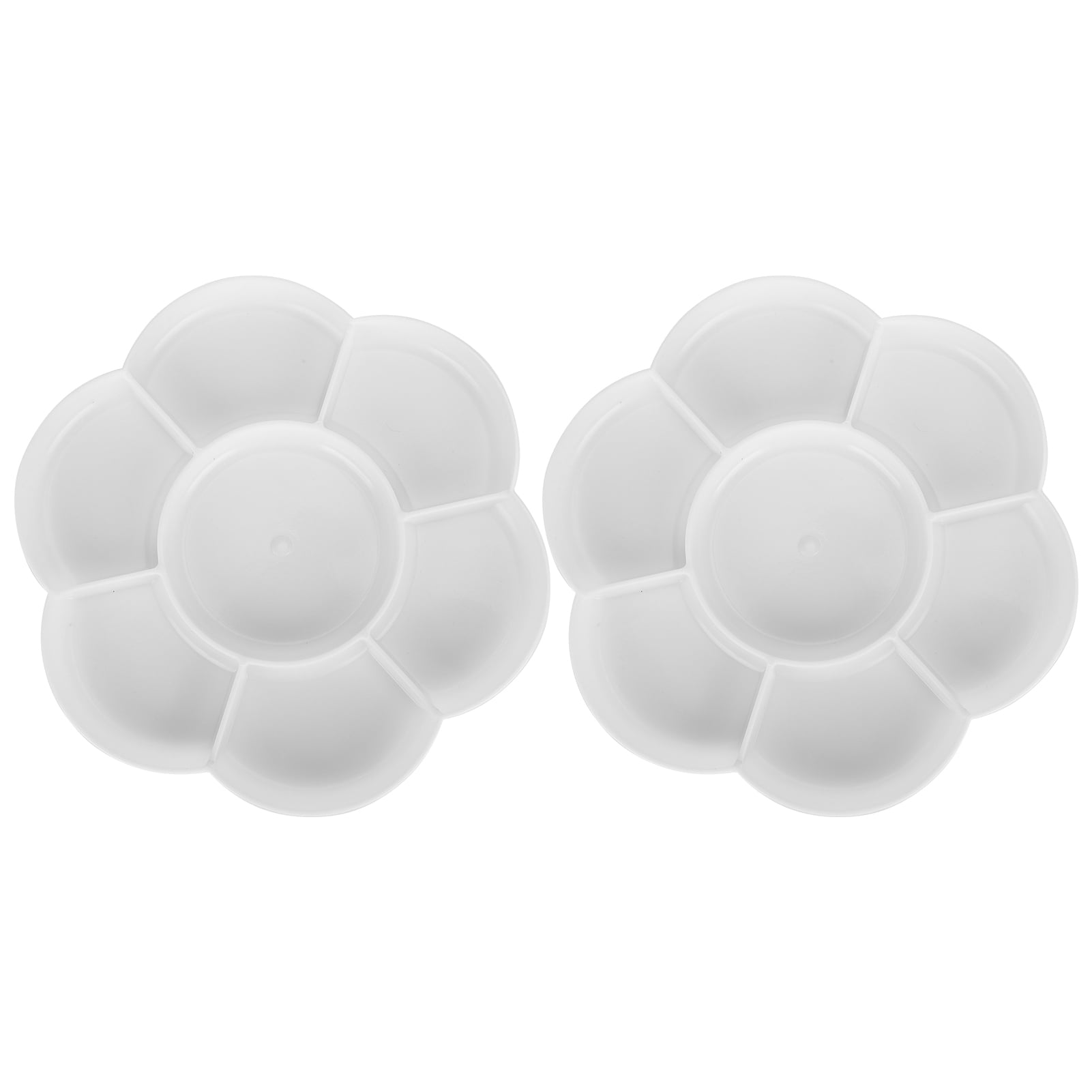 Paint Plum Palette 7 Holes Plum Shaped Palette Art Drawing Painting