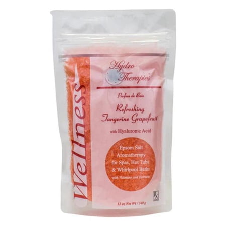 InSPAration INS566 12 oz Wellness Epsom Crystals - Refreshing Tangerine - Case of 6