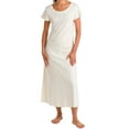 thumbnail image 1 of p.jamas Womens Blue Butterknit Nightgown Style-375660-BLUE, 1 of 2