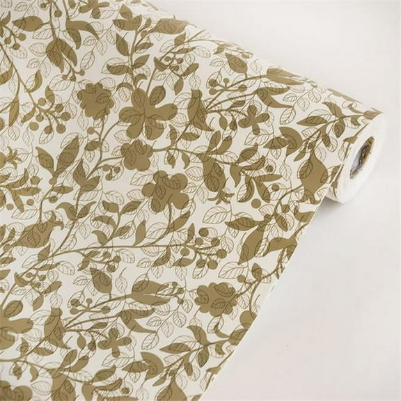 p1210-ROLL Floral Totem - Self-Adhesive Wallpaper Home Decor Roll Multicolor