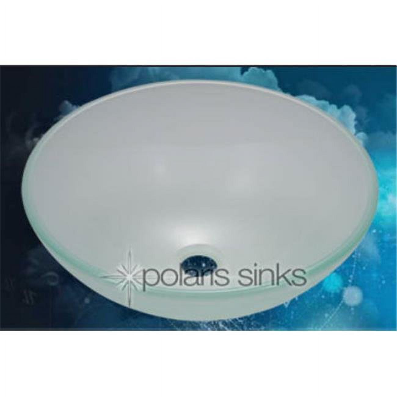 p206 Frosted Glass Vessel Sink