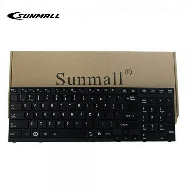 p755 keyboard replacement, sunmall laptop keyboard replacement for toshiba satellite p750 p750d p755 p755-s5320 p770 p770d p775 p775-s7215 series us layout 6 months warranty