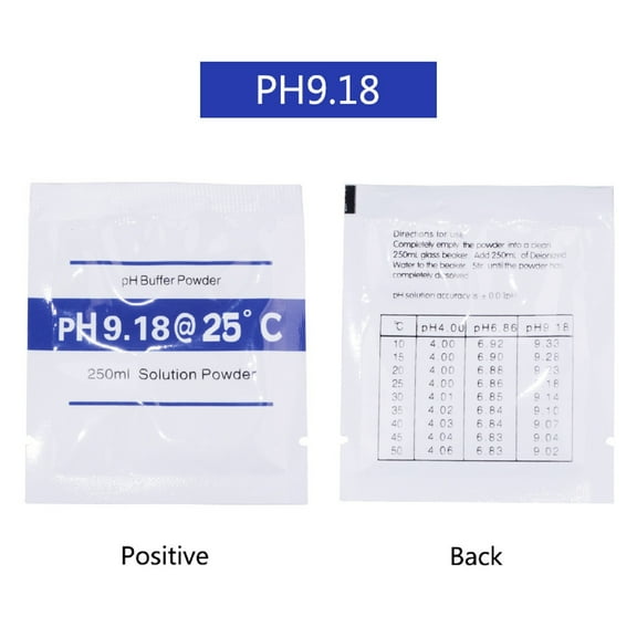 pH Calibration Buffer Powder Packets – for 250ml Solution pH 4.01 at 25°C, Laboratory & Water Testing Instruments