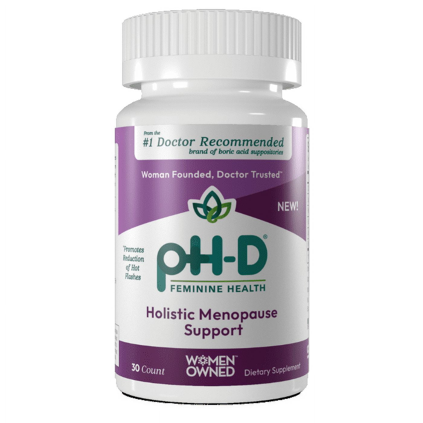 pH-D Feminine Health Holistic Menopause Support with CON-CRET Concentrated Creatine, 30 Count