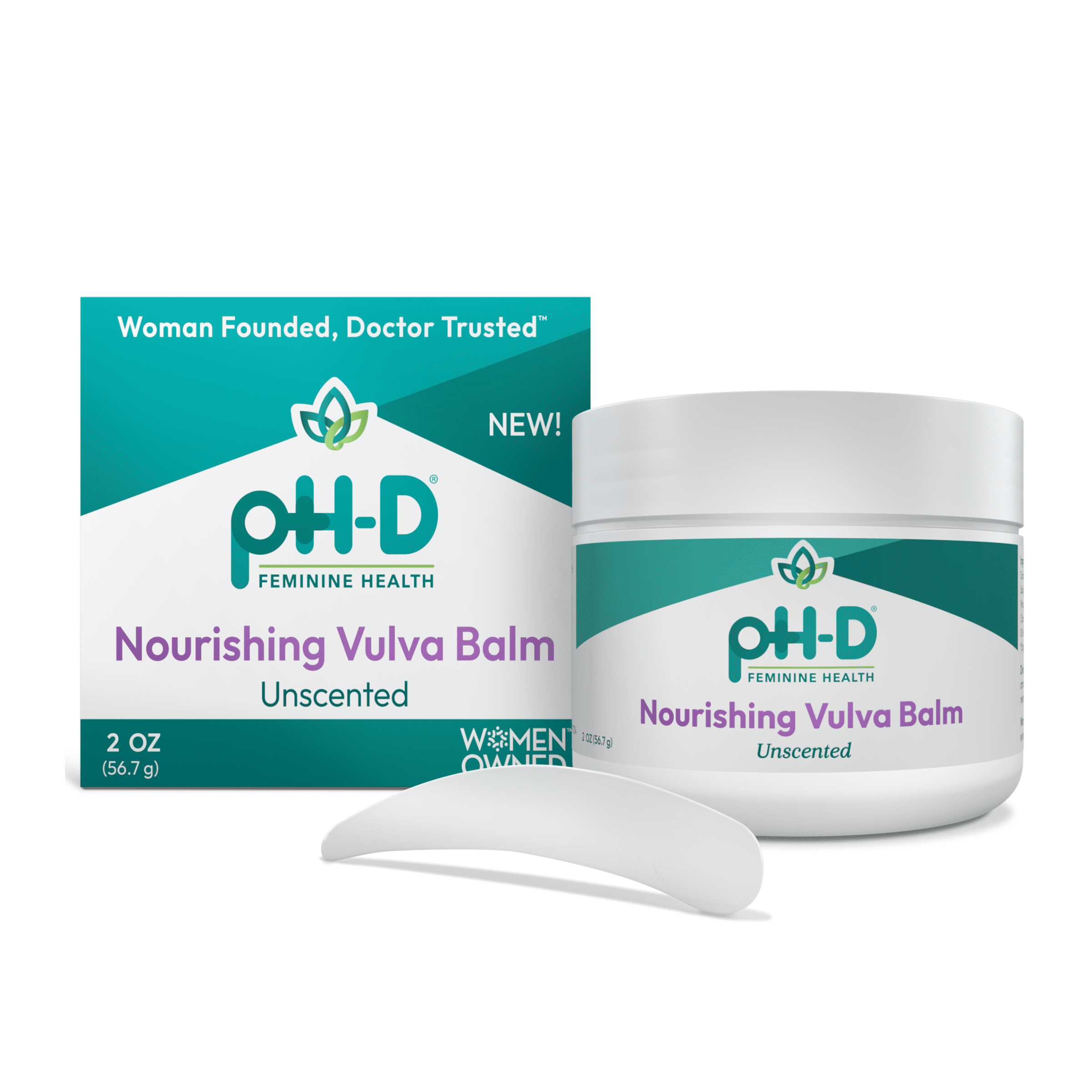 pH-D Feminine Health Nourishing Vulva Balm, Hydrating & Soothing Moisturizer, 2 Ounces