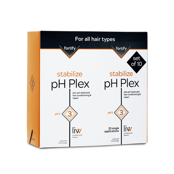 pH Plex Nourishing Hair Mask Treatment - Fortifies Color and Bleaching Effects - Salon Quality Results at Home - Value Pack (10 Double Sachets)