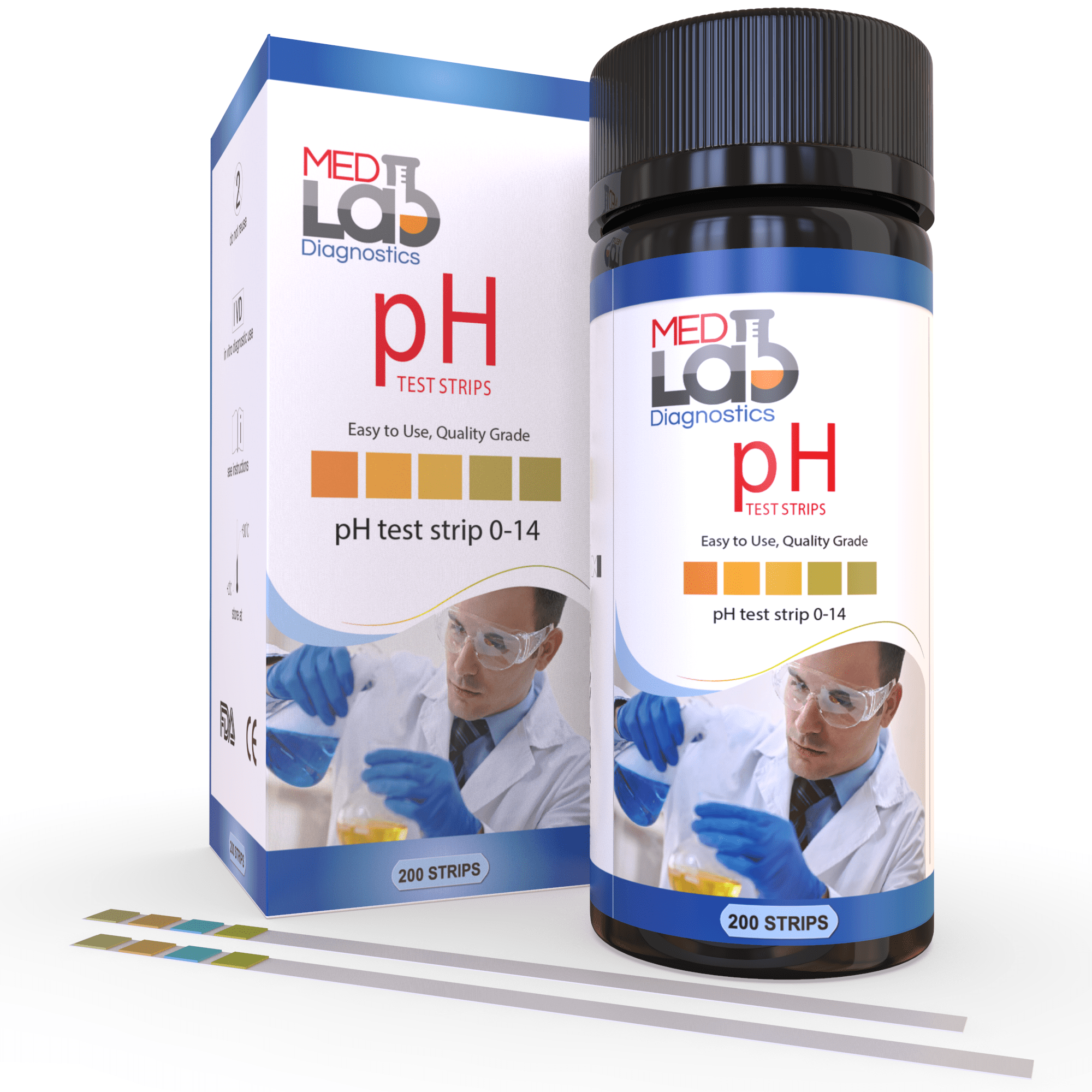 pH Test Strips 0 to 14 (200 Ct) for Urine, Saliva, Drinking Water,  Kombucha, Pool, Spa, Hotub, Soap, Liquids. pH Acid Alkaline Universal Test  Strips.