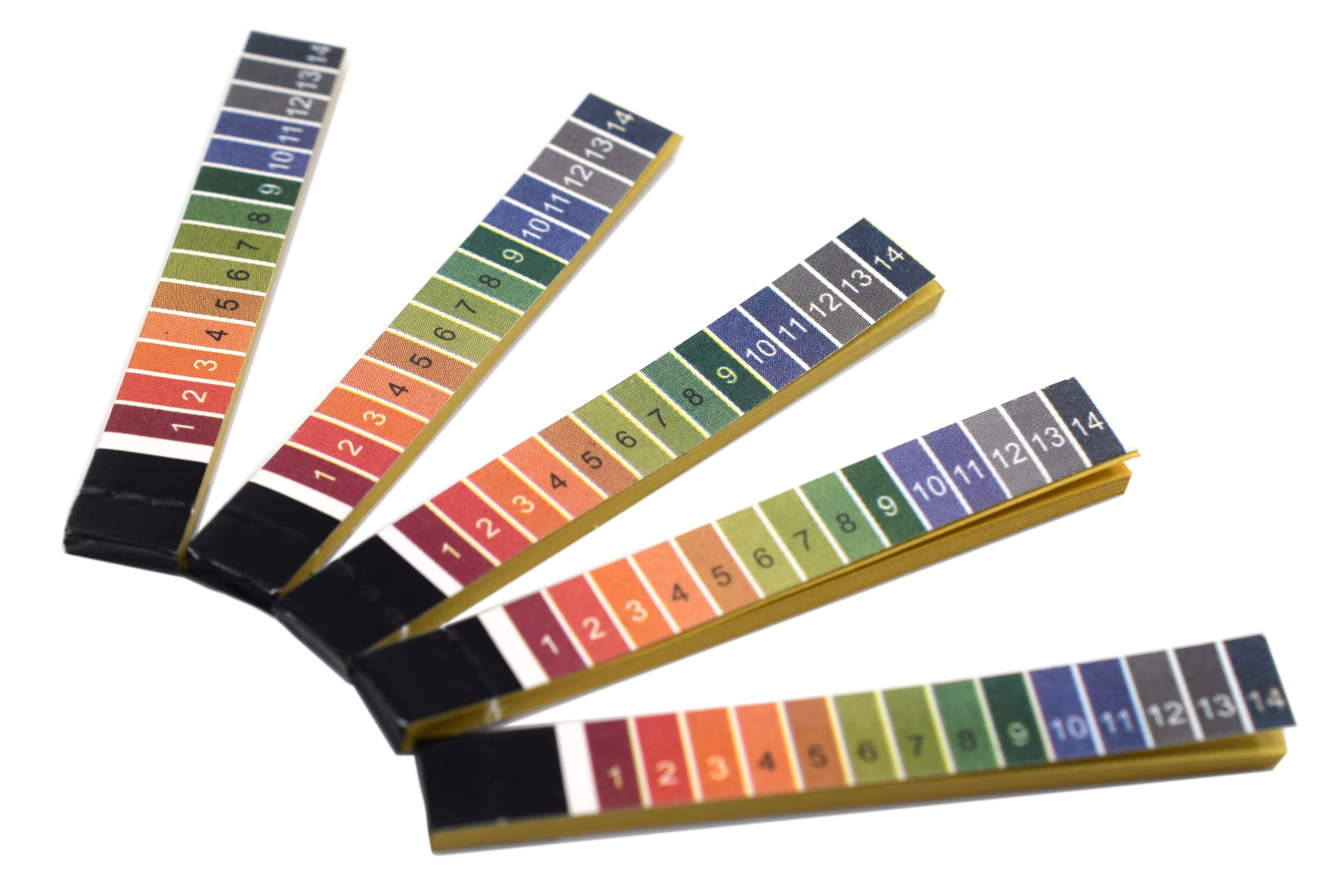 pH Test Strips 1-14 Range, 100 Testing Papers (20 x 5 Booklets) - For ...