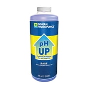 pH UP Liquid pH Adjuster - 1 Quart - by General Hydroponics - Microgreens, Seed Starting