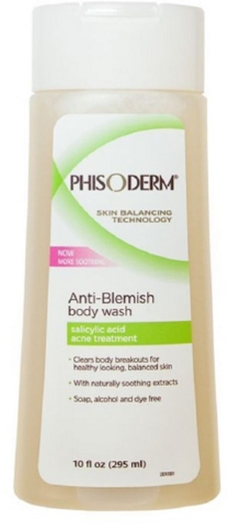pHisoderm Anti-Blemish Body Wash 10 oz (Pack of 2)