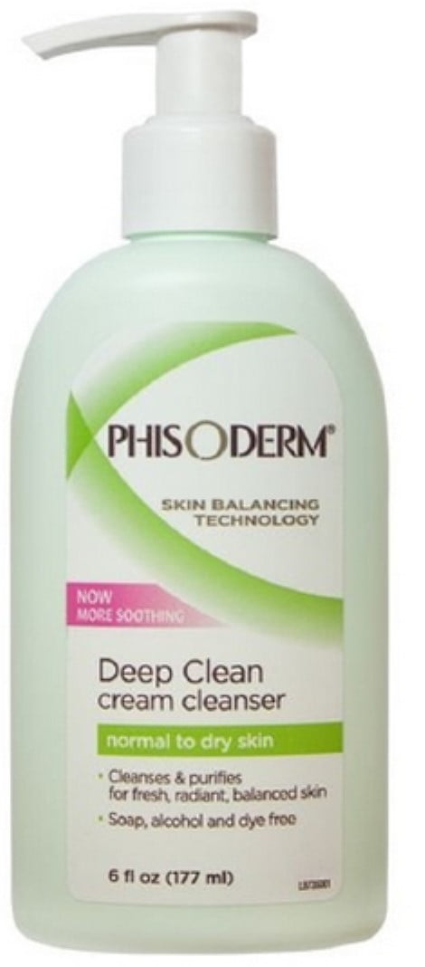 pHisoderm Deep Cleaning Cream Cleanser For Normal To Dry Skin 6 oz (Pack of 3)