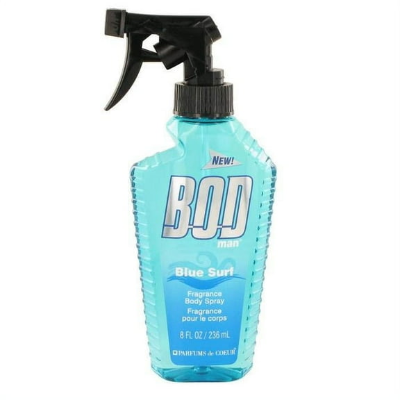 Bod Man Blue Surf Cologne By Parfums De Coeur Body Spray 8 oz(Pack of 2)