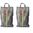 thumbnail image 1 of pack all Water Resistant Shoe Bags for Travel, Storage Organizer Pouch with Zipper(2 Pack Grey), 1 of 6