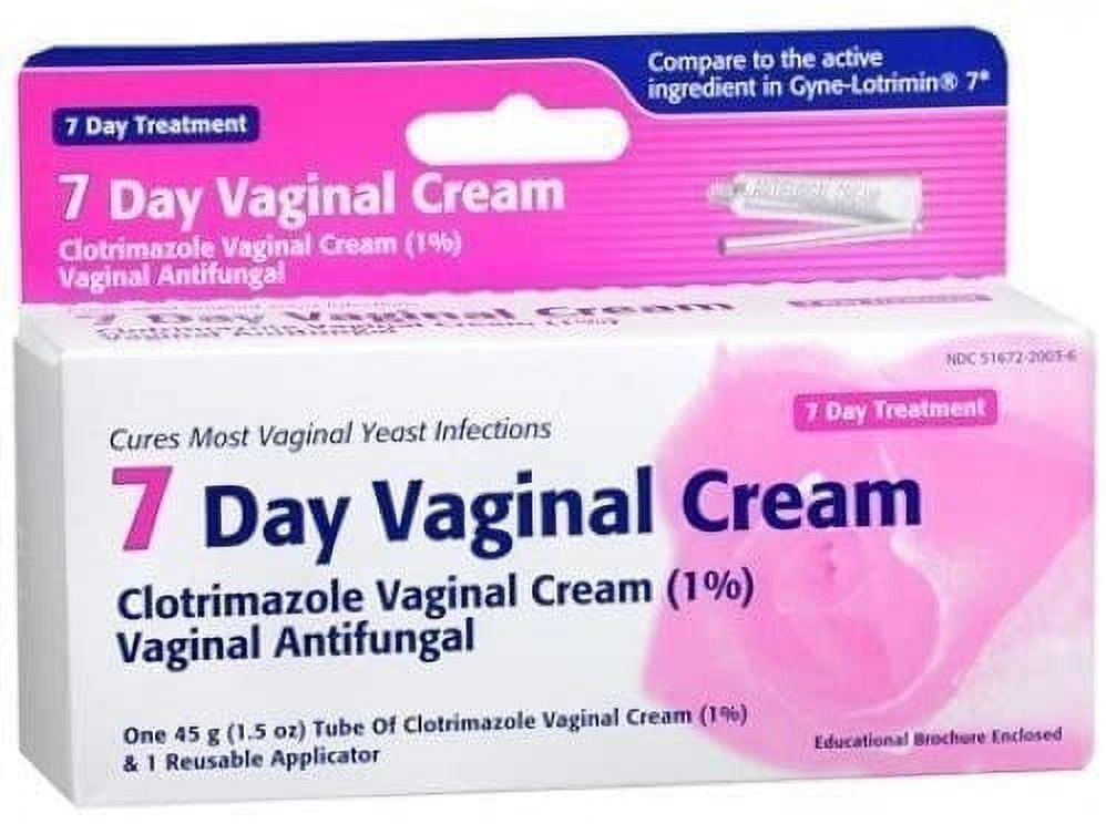 ( pack of 3) Actavis Clotrimazole Vaginal Cream - 7 day treatment