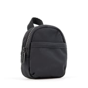 packlab Micro Nano Backpack Keychain   Small Black Mini Backpack Coin Purse for Women & Girls