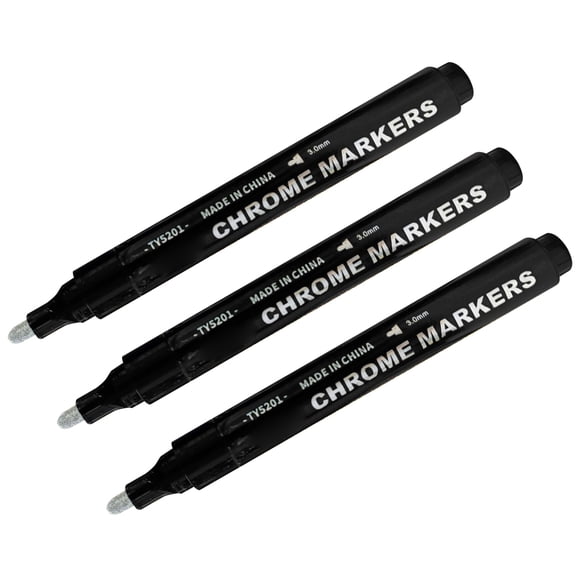 paint for plastic 3Pack Mirror Paint Pens Chrome Marker Pen for Mirror Surface Permanent Reflective Liquid Suitable for Model Painting/Cards/Posters/Rock Painting/Mugs/ Ceramic/Glass/Plastic DIY Art