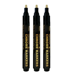 paint for plastic 3Pack Mirror Paint Pens Chrome Marker Pen for Mirror Surface Permanent Reflective Liquid Suitable for Model Painting/Cards/Posters/Rock Painting/Mugs/ Ceramic/Glass/Plastic DIY Art