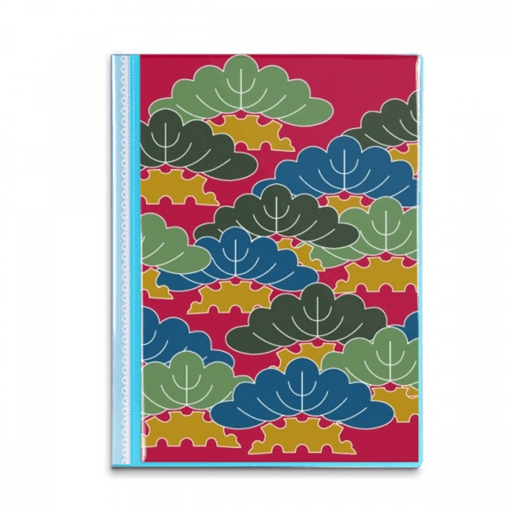 painting japanese culture  Book Sheet Protectors Portfolio Binder Folder