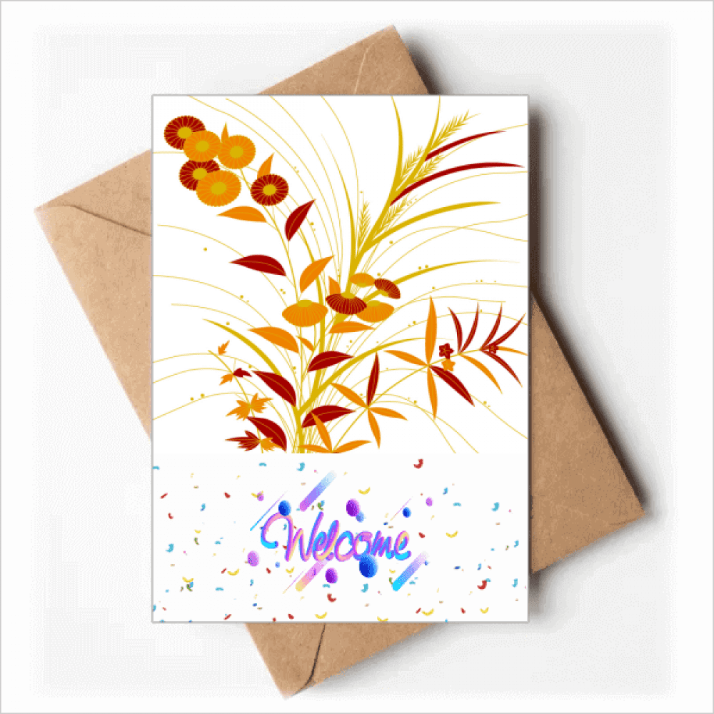 painting japanese culture Welcome Back Greeting Cards Envelopes Blank