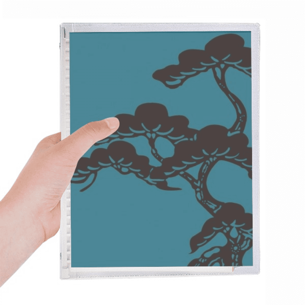 painting japanese culture blue notebook loose diary refillable journal statiry