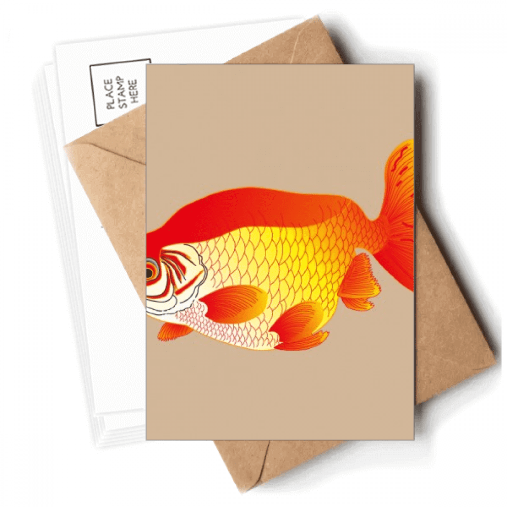 painting japanese culture fiish  Postcards Envelopes Blank Note Cards Mailing