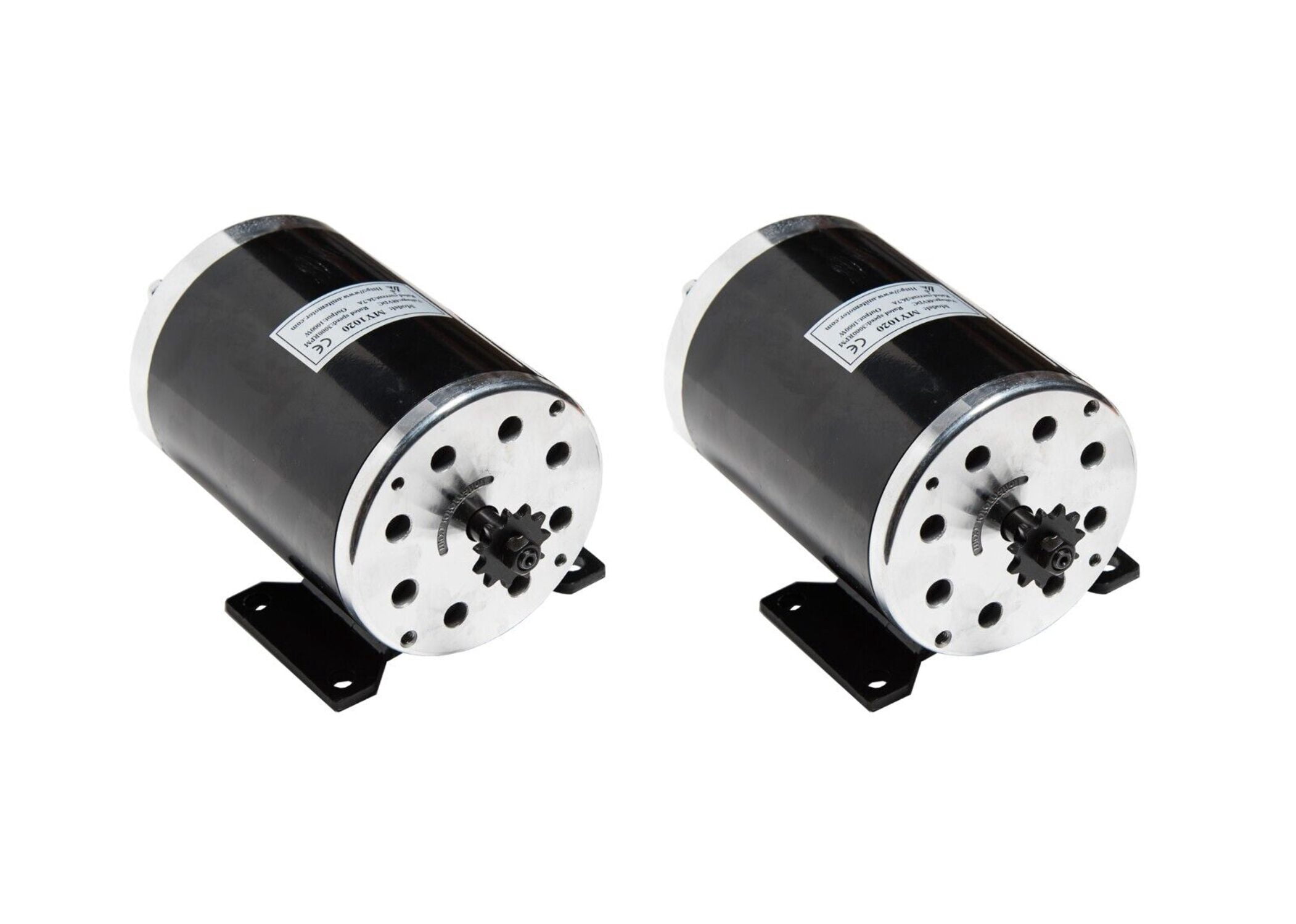 pair (2) 1000W 48V electric motor w Base f scooter bike go-kart minibike MY1020
