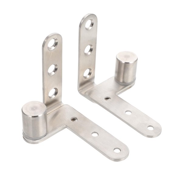 A pair Pivot Hinge,Max Load 88lb/Pair Solid Stainless Steel,Pivot Door Hinge,Yard Door HingesUsed for railings and Wooden Doors.not Pivot gate Hinges Contains Screws
