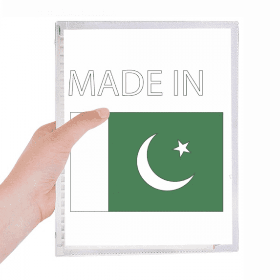 pakistan national flag country notebook loose diary refillable journal statiry