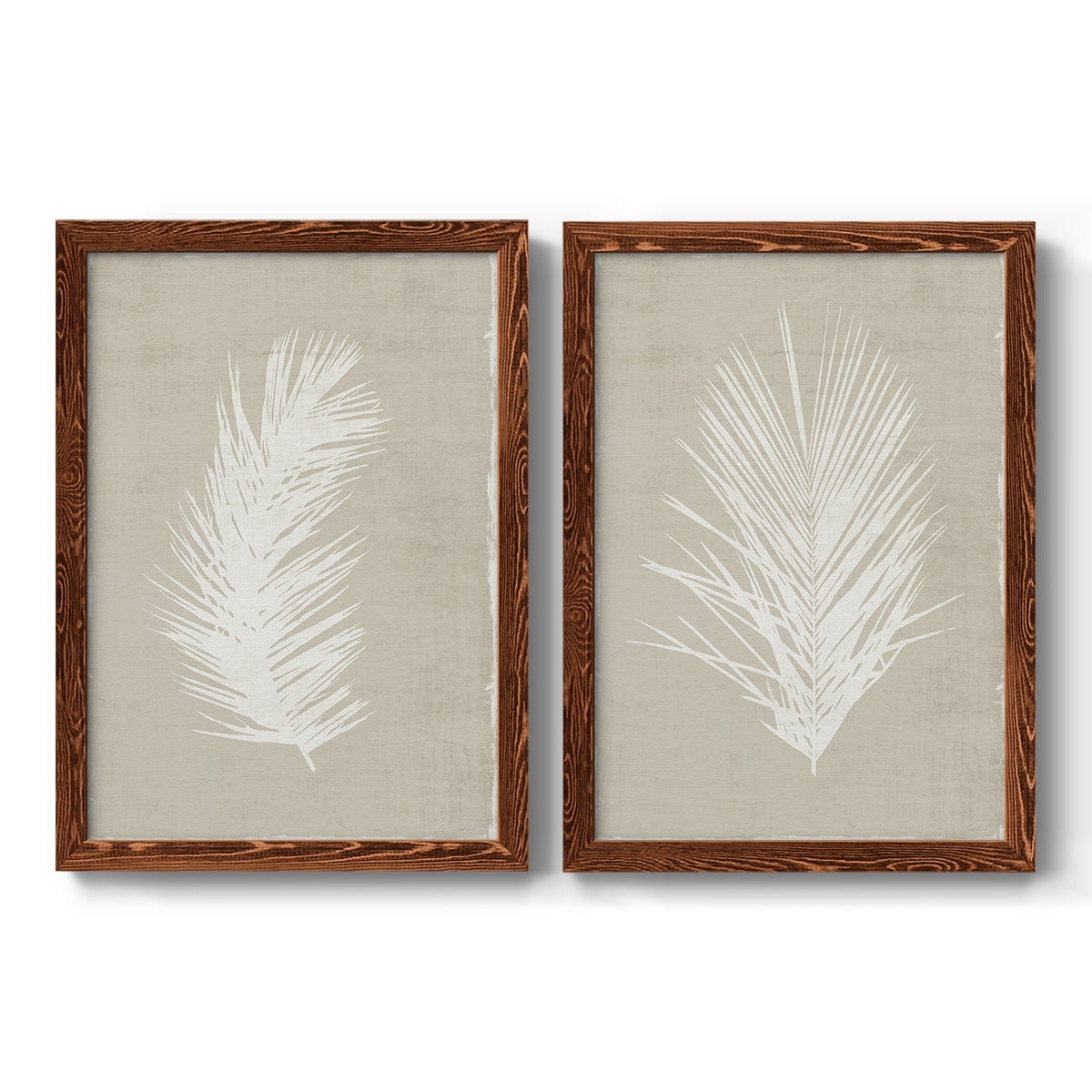 Palm Oasis I - Premium Framed Canvas 2 Piece Set - Ready to Hang