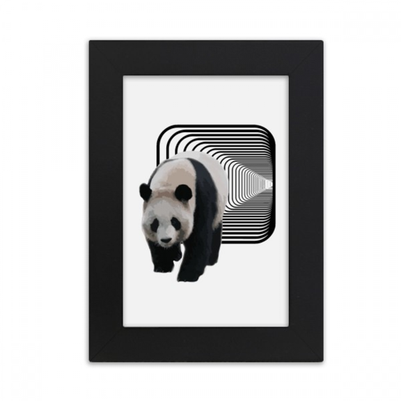 panda tunnel walking spdesktop photo frame picture display art painting exhibit