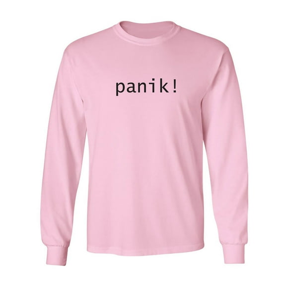 panik! Adult Long Sleeve T-shirt