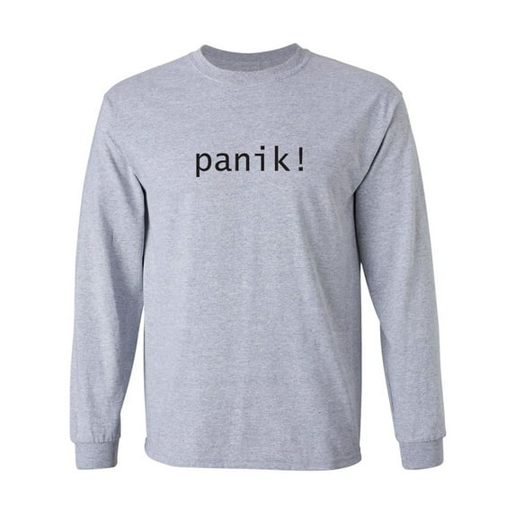 panik! Adult Long Sleeve T-shirt