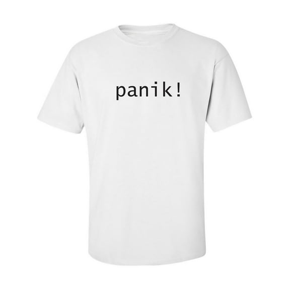 panik! Adult Short Sleeve T-shirt