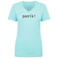 thumbnail image 1 of panik! Womens V-Neck T-Shirt, 1 of 3