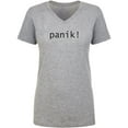 thumbnail image 1 of panik! Womens V-Neck T-Shirt, 1 of 3