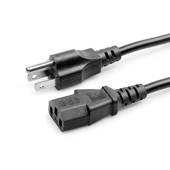 pannbo 13.2Ft 3 Prong AC Power Cord for Treadmill Elliptical Machine, NEMA 5-15P to IEC 320 C13 18AWG Universal Replacement Cable Compatible with horizon, bowflex Fitness Equipment