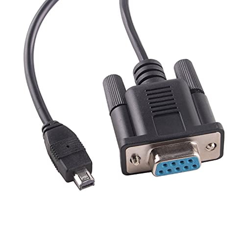 pannbo DB9 to Mini 4P Scanner Programming Cable, 6FT No-Chip Driver-Free, Compatible with Uniden Bearcat BCT15 BCT15X BC346XT BC346XTC BCD996T BCD996XT BC95XLT