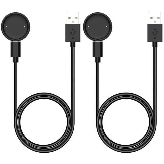 panningbo Charger for Amazfit Active 2/Bip 6, Replacement USB Charging Cable Cord Dock with Magnetic Base for Amazfit Bip 6/Active 2 Smart Watch (3.3ft/1m)