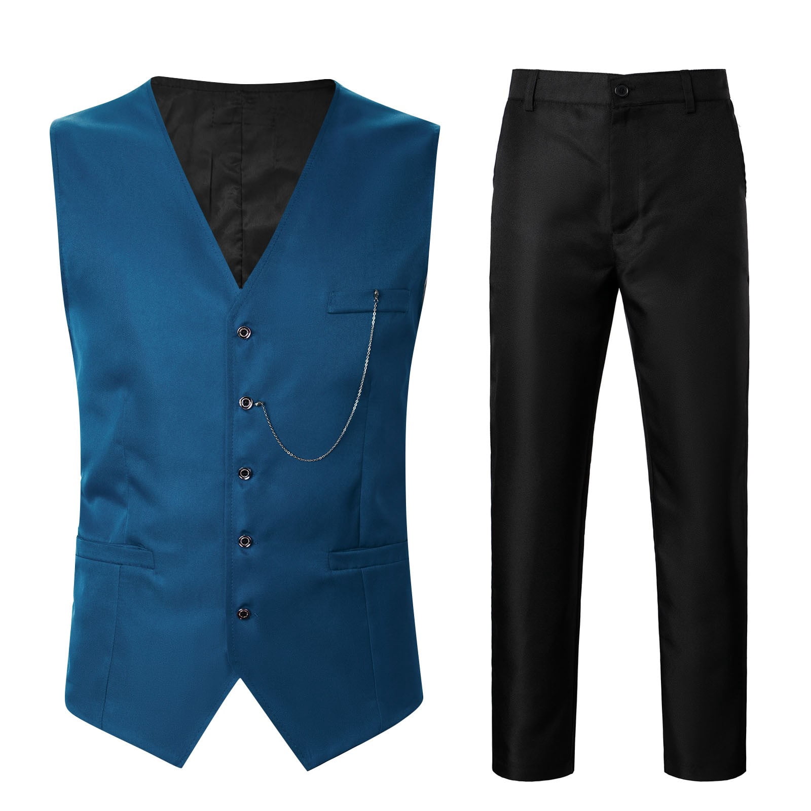 Casual Suit Vest & Pants Two piece Set.