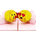 thumbnail image 1 of paper love emoji love valentines pop up card, 3d popup greeting cards, valentine's day, for wedding, anniversary, love, romance, birthday, all occasion, 1 of 6