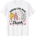 thumbnail image 1 of para Helping Little Minds Paraprofessional Teacher Assistant T-Shirt, 1 of 6