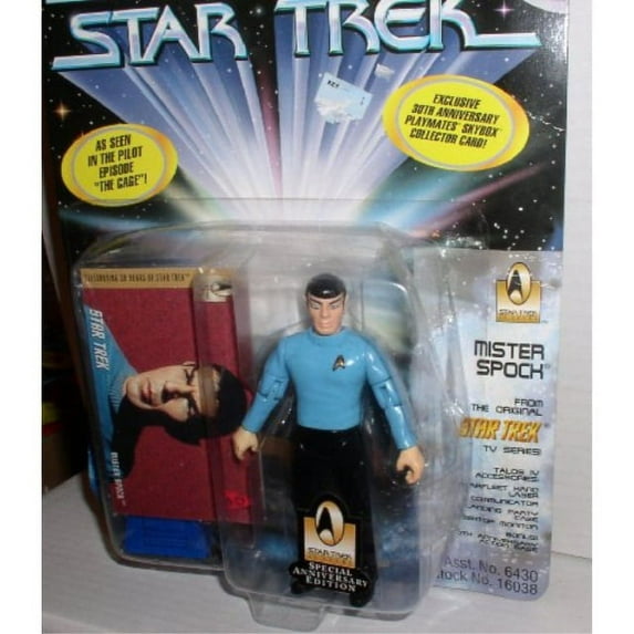 paramount pictures star trek mr. spock with bonus 30th anniversay action base