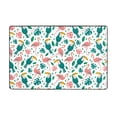 thumbnail image 1 of parrot flamingo Shaggy Area Rug, Rugs for Living Room Bedroom Non Slip Door Mat Indoor Carpet Machine Washable Nursery Home Decor Floor Mats for Entryway 60x39in-#, 1 of 5